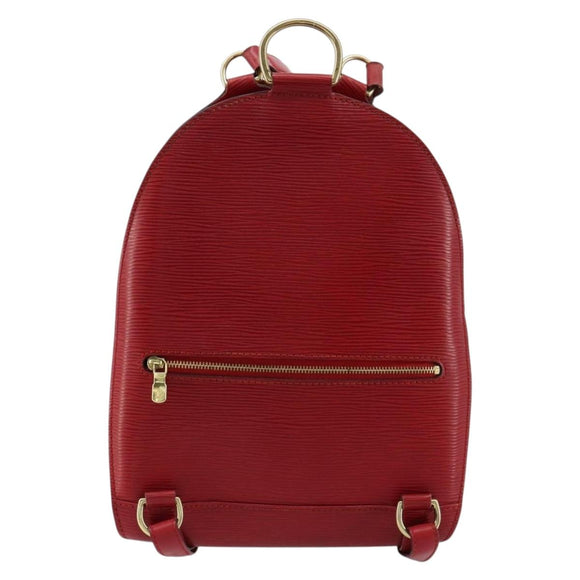 LOUIS VUITTON Epi Mabillon Backpack Castilian Red M52237 LV Auth 184225A