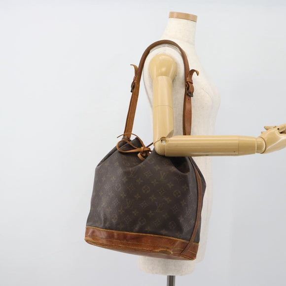 LOUIS VUITTON Monogram Noe Shoulder Bag M42224 LV Auth 184228