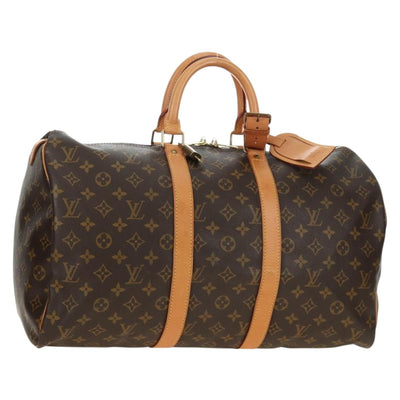 LOUIS VUITTON Monogram Keepall 45 Boston Bag M41428 LV Auth 184230V