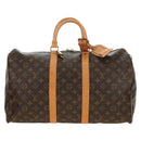 LOUIS VUITTON Monogram Keepall 45 Boston Bag M41428 LV Auth 184230V-2