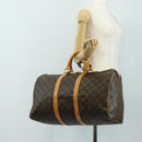 LOUIS VUITTON Monogram Keepall 45 Boston Bag M41428 LV Auth 184230V-23