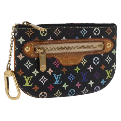 LOUIS VUITTON Monogram Multicolor Pochette MM Purse Black M60031 LV Auth 184231A