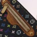 LOUIS VUITTON Monogram Multicolor Pochette MM Purse Black M60031 LV Auth 184231A-10