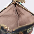 LOUIS VUITTON Monogram Multicolor Pochette MM Purse Black M60031 LV Auth 184231A-18