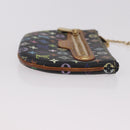 LOUIS VUITTON Monogram Multicolor Pochette MM Purse Black M60031 LV Auth 184231A-3