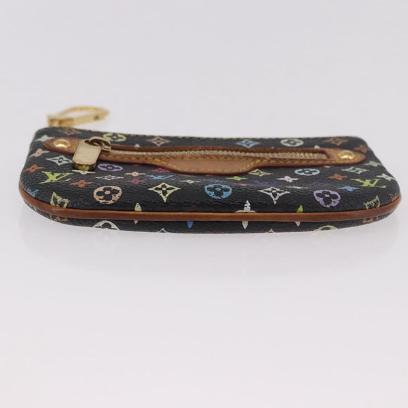 LOUIS VUITTON Monogram Multicolor Pochette MM Purse Black M60031 LV Auth 184231A