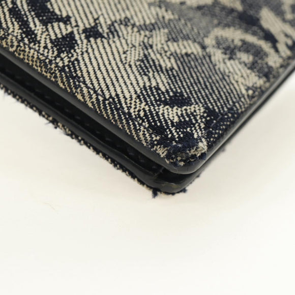 LOUIS VUITTON Tapestry Brazza Portefeuille NM Wallet Navy M80032 LV Auth 184232M