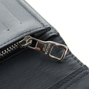 LOUIS VUITTON Tapestry Brazza Portefeuille NM Wallet Navy M80032 LV Auth 184232M-9