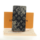 LOUIS VUITTON Tapestry Brazza Portefeuille NM Wallet Navy M80032 LV Auth 184232M-12