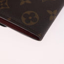 LOUIS VUITTON Monogram Portefeuille Emilie Long Wallet Red M60136 LV Auth 184234-15