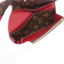 LOUIS VUITTON Monogram Portefeuille Emilie Long Wallet Red M60136 LV Auth 184234-19