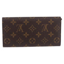 LOUIS VUITTON Monogram Portefeuille Emilie Long Wallet Red M60136 LV Auth 184234-2