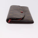 LOUIS VUITTON Monogram Portefeuille Emilie Long Wallet Red M60136 LV Auth 184234-4