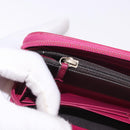 FENDI Zucca Canvas Long Wallet PVC Black Brown Auth 184235A-21