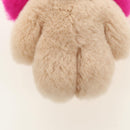 LOUIS VUITTON Vivienne Vison Bag Charm Fur Beige Pink M00870 LV Auth 184237SM-8