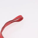 HERMES Rodeo PM Charm Leather Red Auth 184238M-17