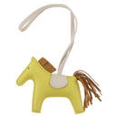 HERMES Rodeo PM Charm Leather Yellow Auth 184239M-2