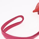 HERMES Rodeo PM Charm Leather Red Auth 184240M-16