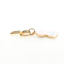 LOUIS VUITTON Porte Cles Charm Vivienne Charm metal Gold M69860 LV Auth 184242M-14