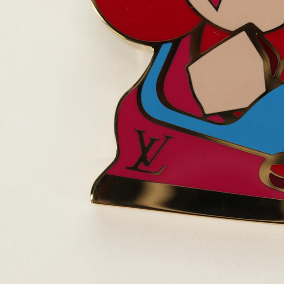 LOUIS VUITTON Porte Cles Charm Vivienne Charm metal Gold M69860 LV Auth 184242M