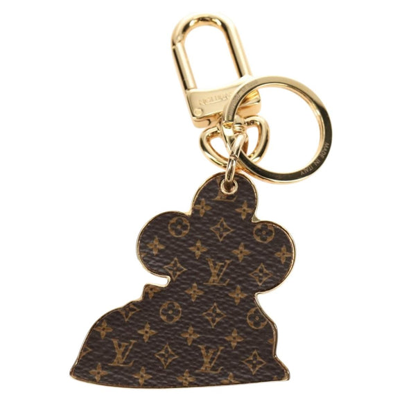 LOUIS VUITTON Porte Cles Charm Vivienne Charm metal Gold M69860 LV Auth 184242M