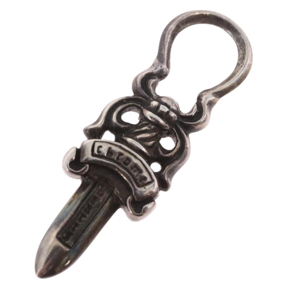 Chrome Hearts Dolch-Anhänger Ag925 Silber Auth 184243M