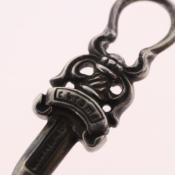 Chrome Hearts Dolch-Anhänger Ag925 Silber Auth 184243M