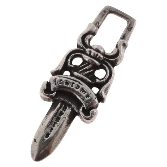 Chrome Hearts Dagger Charm Pendant Top Ag925 Silver Auth 184244M