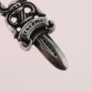 Chrome Hearts Dagger Charm Pendant Top Ag925 Silver Auth 184244M-3