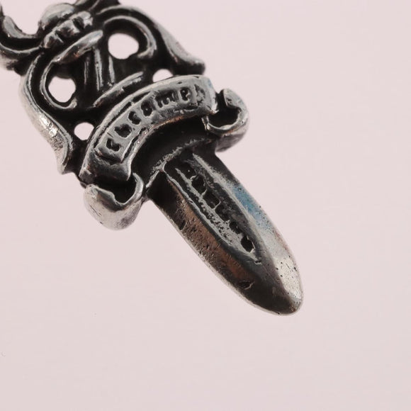 Chrome Hearts Dagger Charm Pendant Top Ag925 Silver Auth 184244M