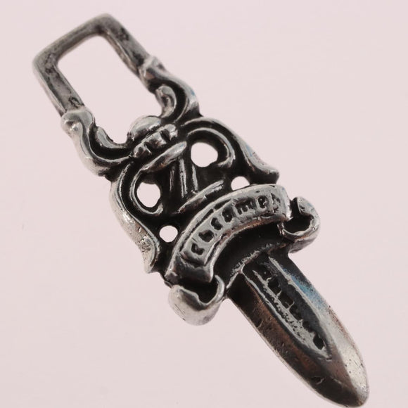 Chrome Hearts Dagger Charm Pendant Top Ag925 Silver Auth 184244M