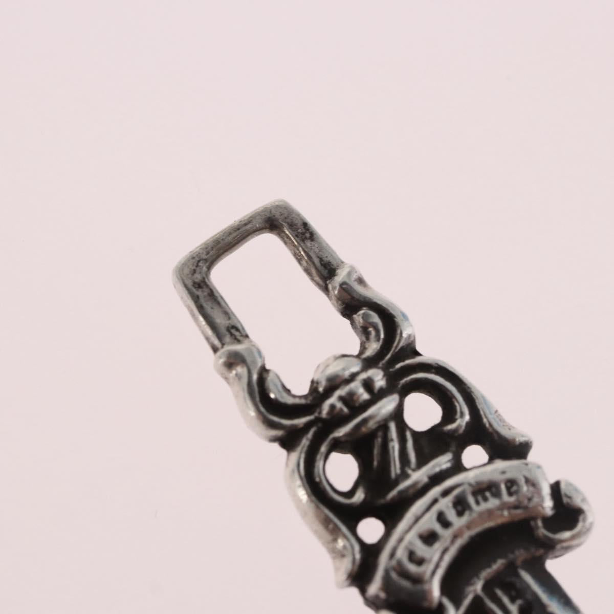 Chrome Hearts Dagger Charm Pendant Top Ag925 Silver Auth 184244M