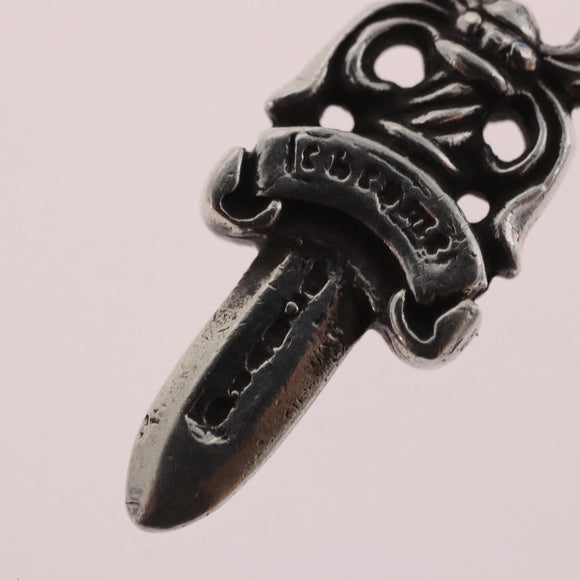 Chrome Hearts Dagger Charm Pendant Top Ag925 Silver Auth 184244M