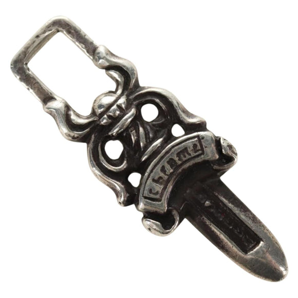 Chrome Hearts Dagger Charm Pendant Top Ag925 Silver Auth 184245M