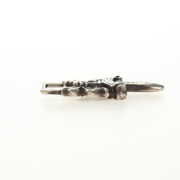 Chrome Hearts Dagger Charm Pendant Top Ag925 Silver Auth 184245M