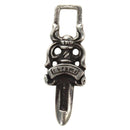 Chrome Hearts Dagger Charm Pendant Top Ag925 Silver Auth 184245M-2