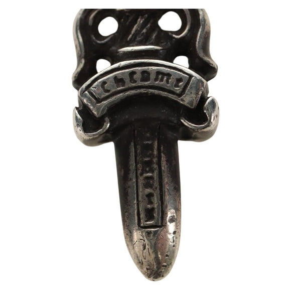 Chrome Hearts Dagger Charm Pendant Top Ag925 Silver Auth 184245M