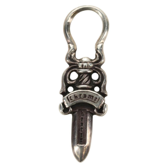 Chrome Hearts Dagger Charm Pendant Top Ag925 Silver Auth 184247M