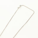 CHANEL COCO Mark Cat Necklace metal Silver CC Auth 184248M-5