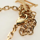 LOUIS VUITTON Pandantif Rock Me Necklace metal Red M66516 LV Auth 184249M-16