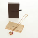LOUIS VUITTON Pandantif Rock Me Necklace metal Red M66516 LV Auth 184249M-17