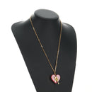 LOUIS VUITTON Pandantif Rock Me Necklace metal Red M66516 LV Auth 184249M-18