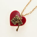 LOUIS VUITTON Pandantif Rock Me Necklace metal Red M66516 LV Auth 184249M-3