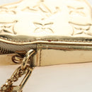LOUIS VUITTON Miroir Porte Monnaie Coeur Coin Purse Gold M93567 LV Auth 184250M-10