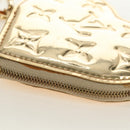 LOUIS VUITTON Miroir Porte Monnaie Coeur Coin Purse Gold M93567 LV Auth 184250M-11