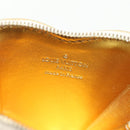 LOUIS VUITTON Miroir Porte Monnaie Coeur Coin Purse Gold M93567 LV Auth 184250M-16