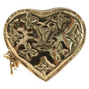 LOUIS VUITTON Miroir Porte Monnaie Coeur Coin Purse Gold M93567 LV Auth 184250M-2
