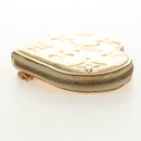 LOUIS VUITTON Miroir Porte Monnaie Coeur Coin Purse Gold M93567 LV Auth 184250M-5