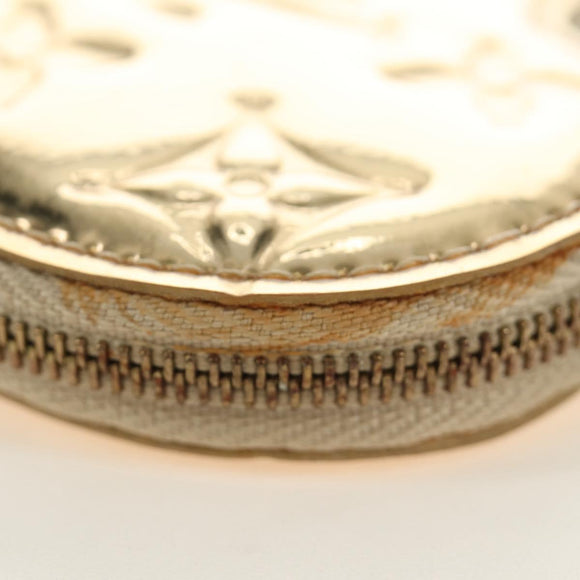 LOUIS VUITTON Miroir Porte Monnaie Coeur Coin Purse Gold M93567 LV Auth 184250M
