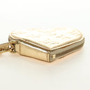 LOUIS VUITTON Miroir Porte Monnaie Coeur Coin Purse Gold M93567 LV Auth 184250M-9